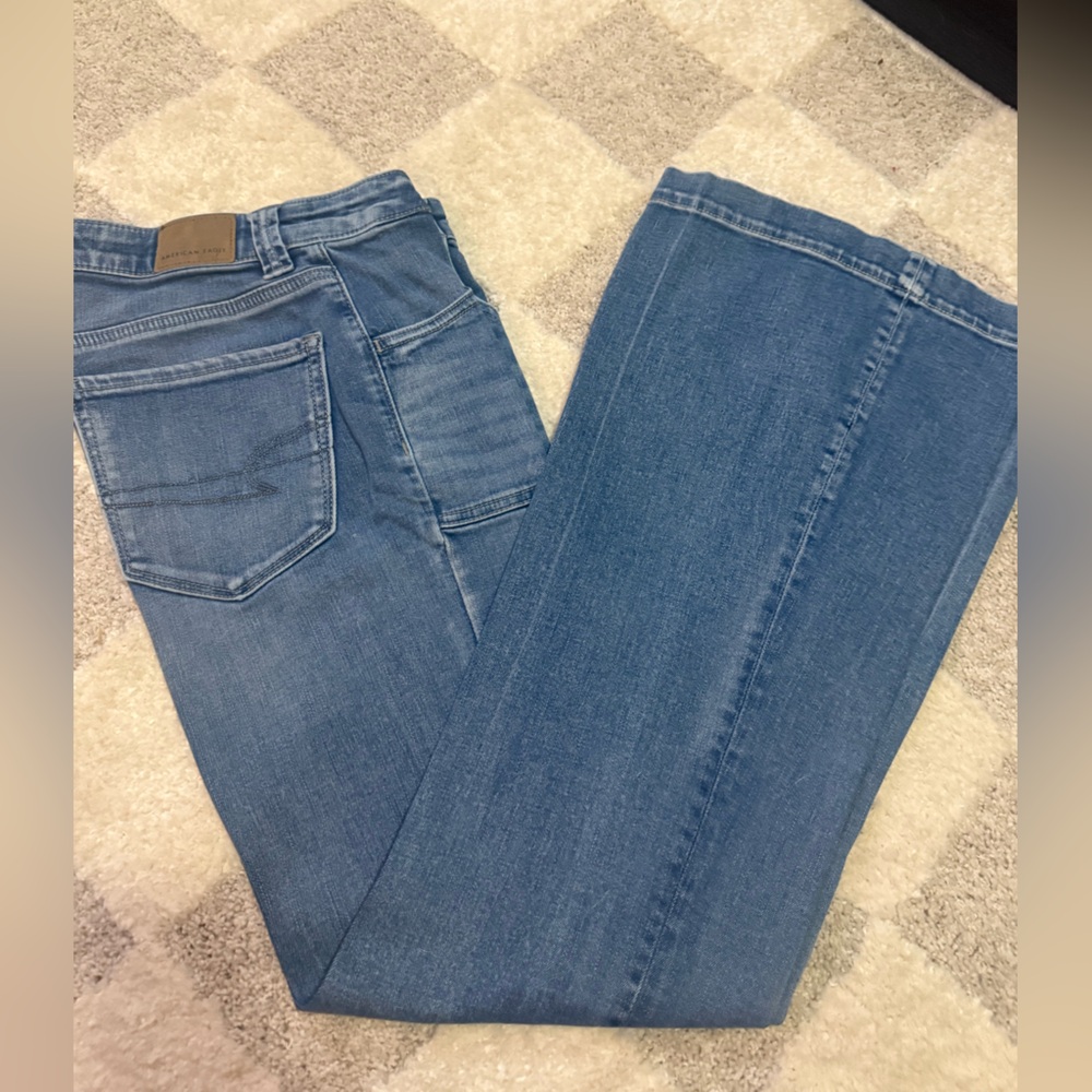 American Eagle Outfitters Women's Medium Blue Boot Cut Jeans